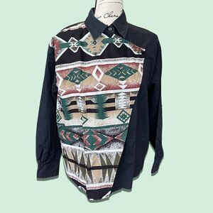 Caravan Red & Black Striped Western Shirt